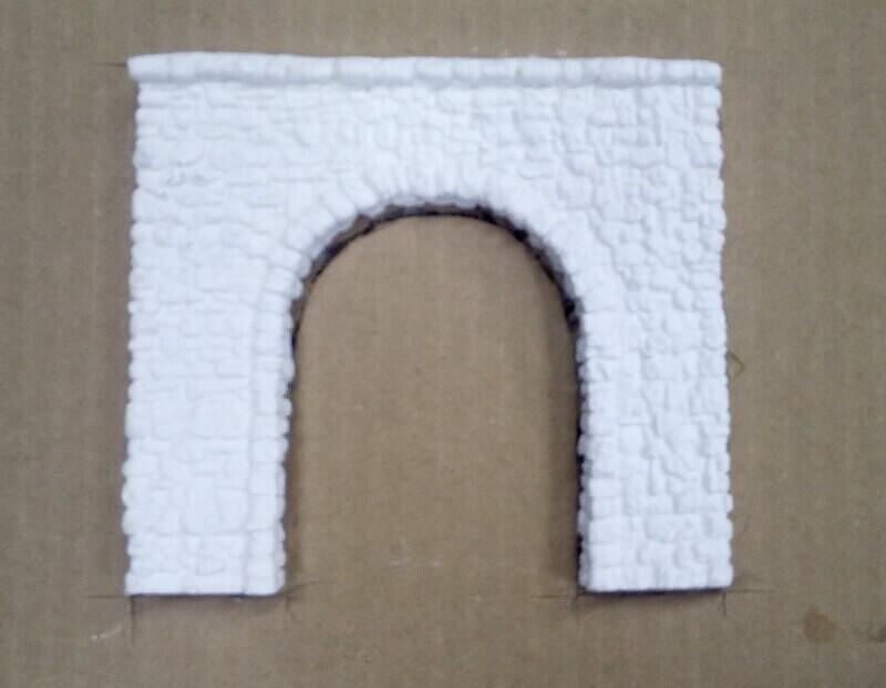 Paint mask. Draw around the tunnel mouth