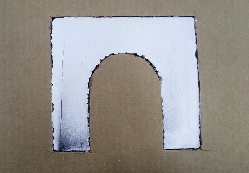 Paint mask. Inserted ready for paint