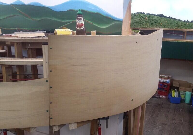 New facia board to include the new tunnel and level crossing 02