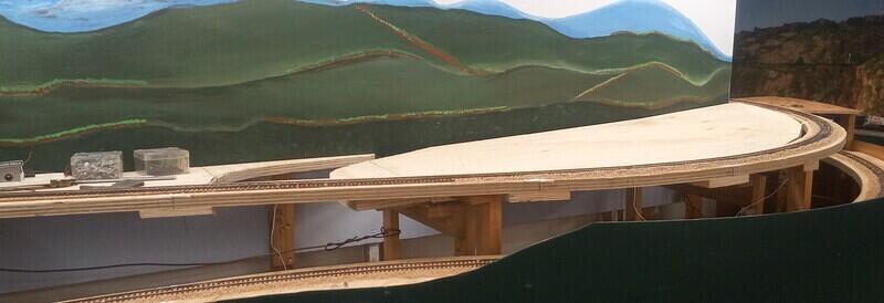 Wallage Wells scenery base installed 02