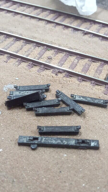 New sleepers trimmed