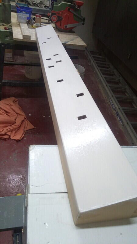 New control panel first paint coat