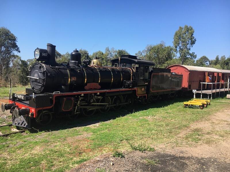 C17 4-8-0 at Dagun Qld
