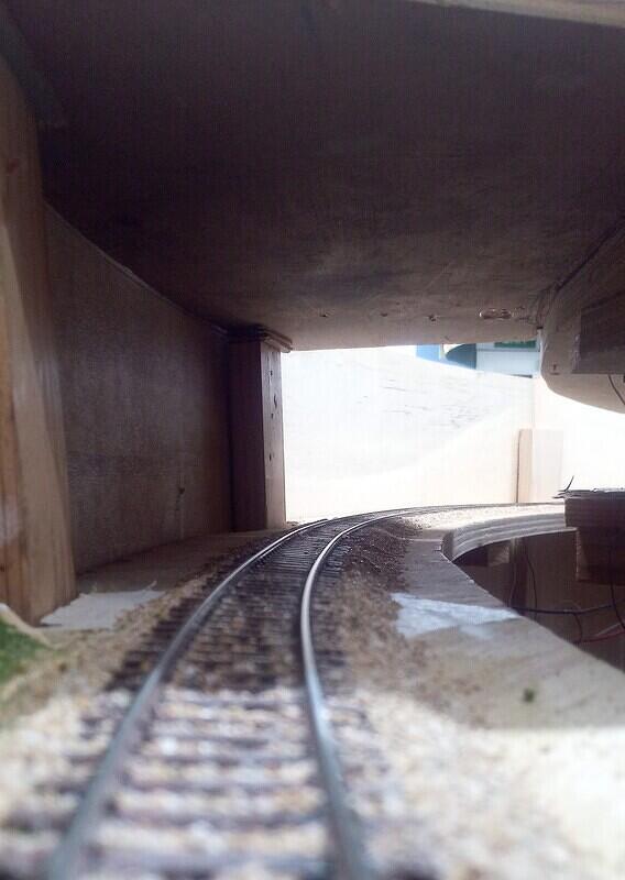 Drivers view through the partly done tunnel 04