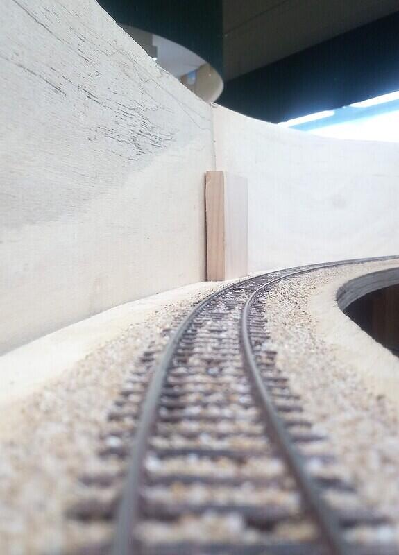 Drivers view through the partly done tunnel 05
