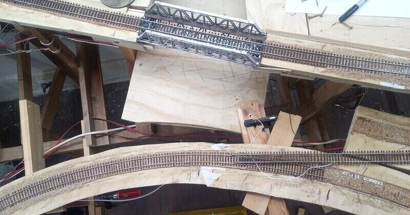 Testing fit and alignment of track 06