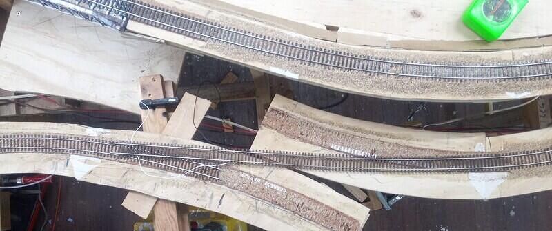 Testing fit and alignment of track 07