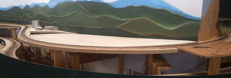 Wallage Wells scenery base installed 03