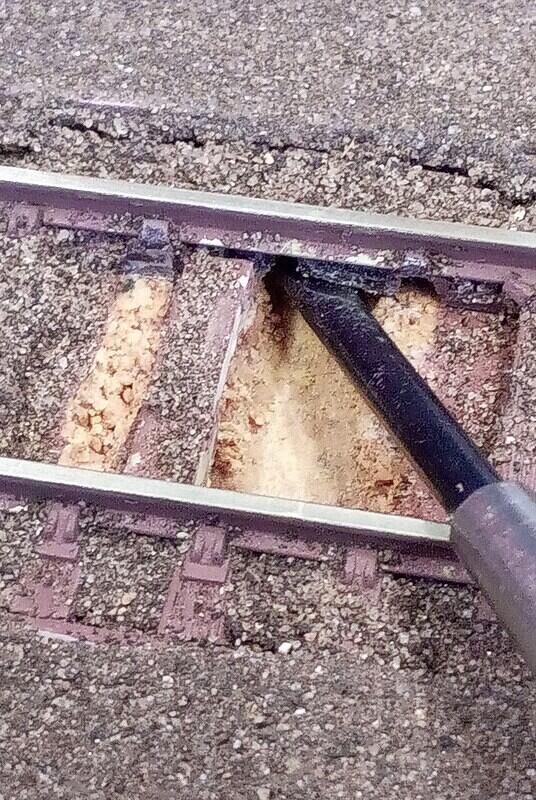 Digging out the underlay