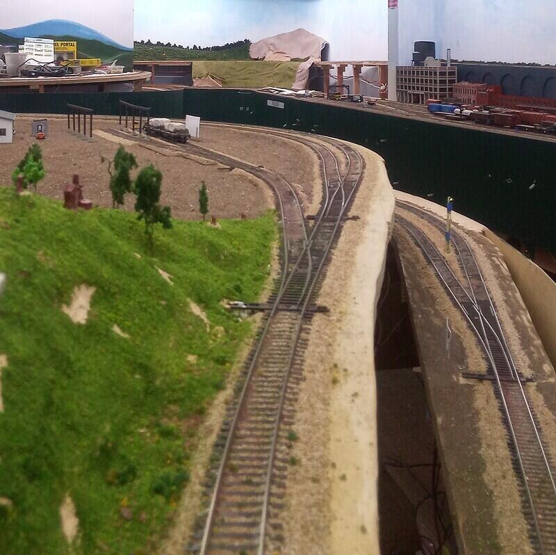 Running East through the cutting 10