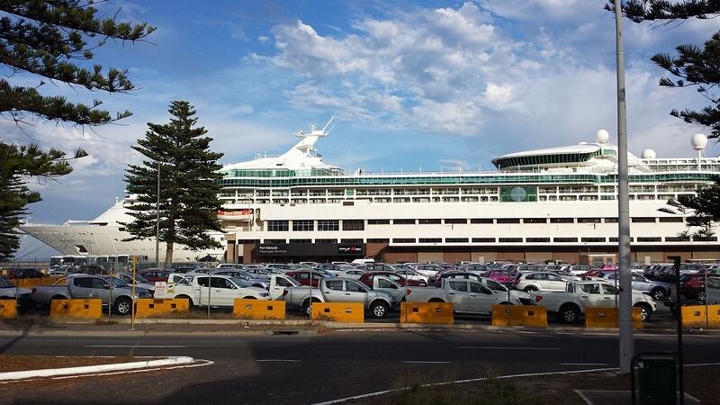 12th Feb 2015 Rhapsody of the Seas comes to the port