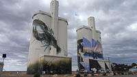 Silo art street side Waikerie