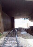 Drivers view through the partly done tunnel 04